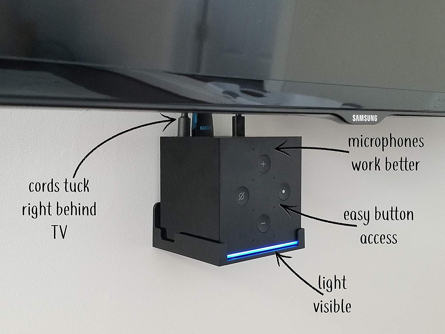 The Easy Hanging TV Wall Mount for  Echo Fire TV Cube – Mount Genie
