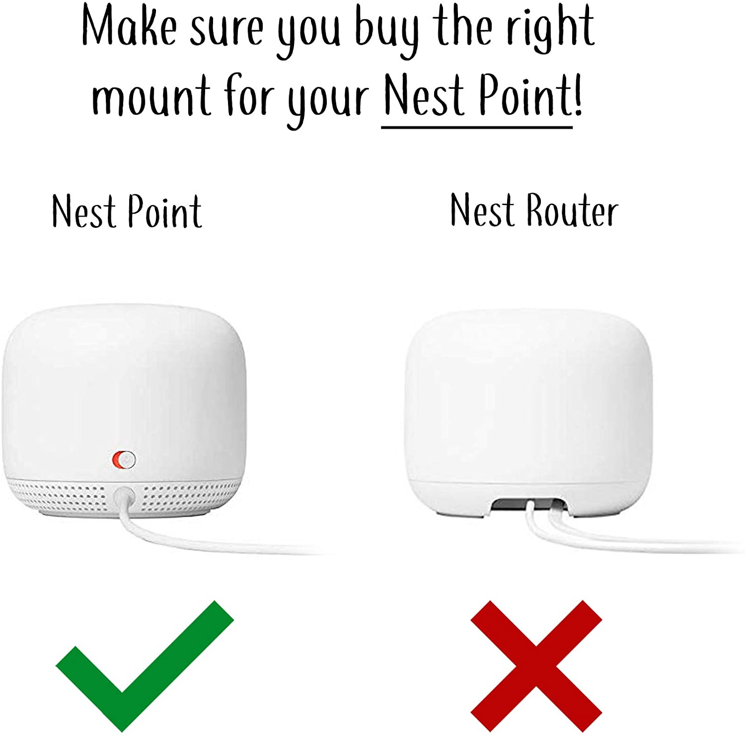 The Easy Outlet Mount for Google Nest Wi-Fi Point – Mount Genie
