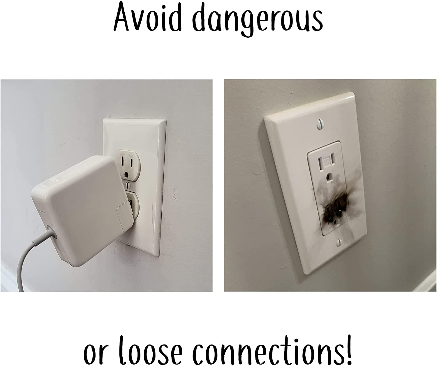 External Socket Saver Socket Saver: Dummy Ground Adapter: for oversized power adapter blocks ...
