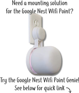 The Nest WiFi Pro Genie Outlet Holder | Reinforced Support | Horizontal and Vertical Outlets