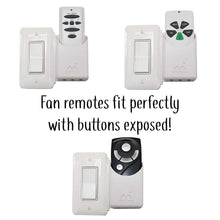 The No Screw-Ups Remote Control Holder Deluxe. Installs in Seconds on Any Light Switch. Never Lose Another Remote.