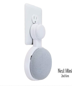 dot genie google home mini nest 2nd gen backpack Google Nest Mini (2nd Gen) Outlet Wall Mount Hanger Stand – Mount Genie