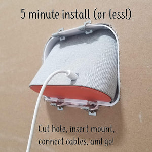 dot genie google nest mini backpack The for Mini (2nd Gen) | Multi-Pack Disc. | Lowest Profile | No Ugly Bulk | Vertical or Horizontal so some minor handy work is needed Dot Genie Google Home Mini