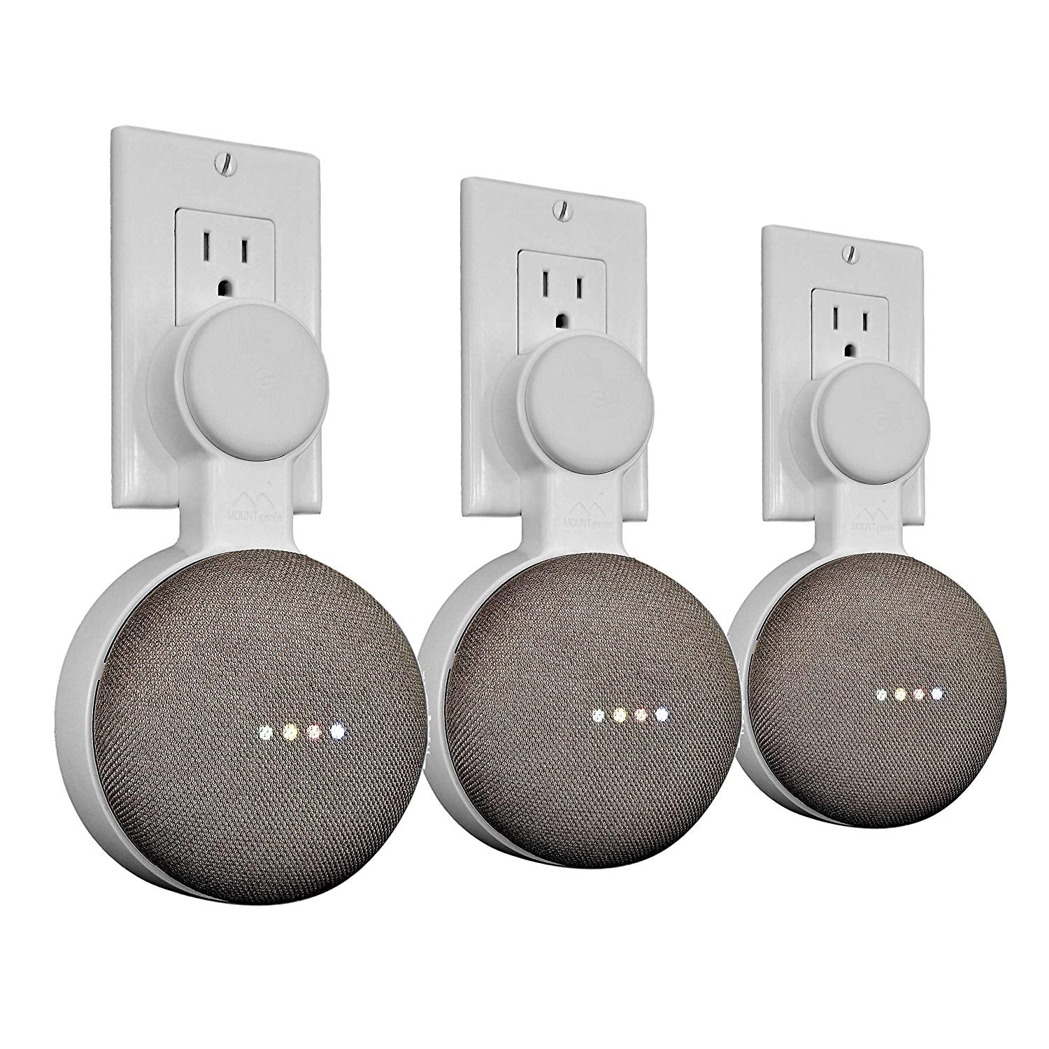 dot genie google home mini 1st gen backpack The Nest Easy Mount 2nd 2019: The Simplest and Cleanest Outlet Wall Mount Hanger Stand for New Nest Mini - No Cord Wrapping Required Requires a 3 prong outlet The Mini Back Pack is the first and best mounting solution for the Home Mini Dot Genie Google Home Mini